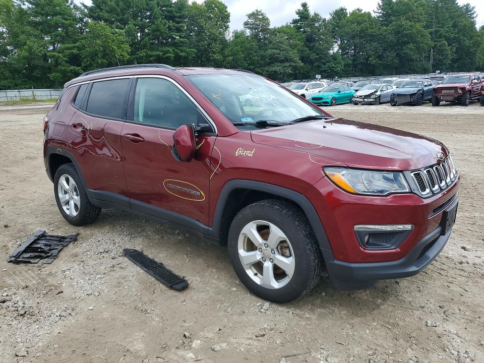 63882126 :رقم المزاد ، 3C4NJDBB0MT554690 vin ، 2021 Jeep Compass مزاد بيع