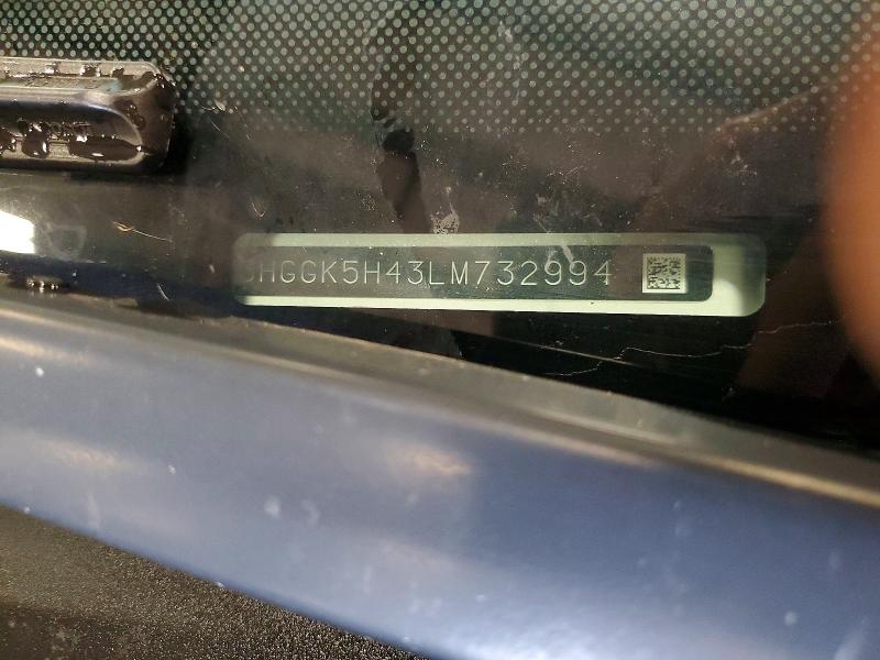 Продажа на аукционе авто 2020 Honda Fit, vin: 3HGGK5H43LM732994, номер лота: 65044596