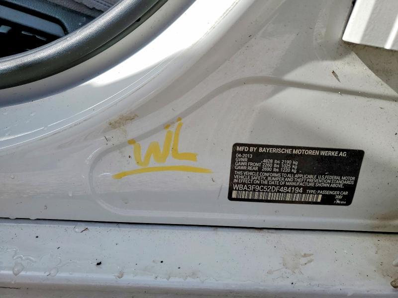 Aukcja sprzedaży 2013 Bmw Activehybrid 3, vin: WBA3F9C52DF484194, numer aukcji: 66989856