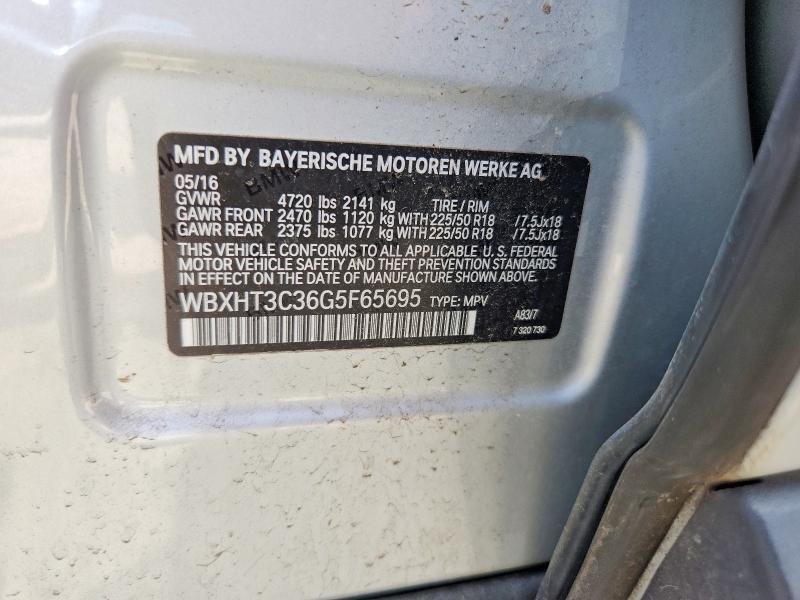 Aukcja sprzedaży 2016 Bmw X1, vin: WBXHT3C36G5F65695, numer aukcji: 65642166