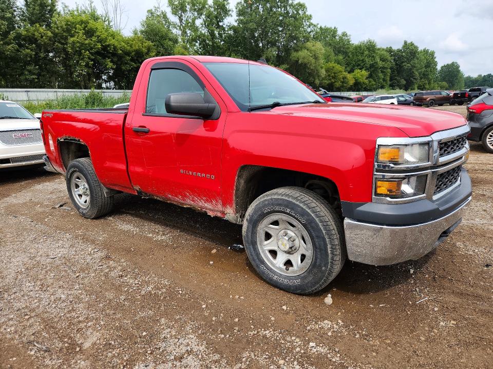 64001586 :رقم المزاد ، 1GCNKPEH7EZ159981 vin ، 2014 Chevrolet Silverado مزاد بيع