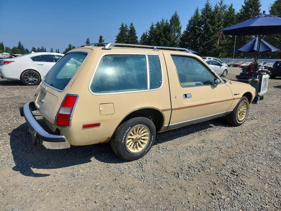 65537376 :رقم المزاد ، A9A687C128381 vin ، 1976 American Motors Pacer 3.8 مزاد بيع