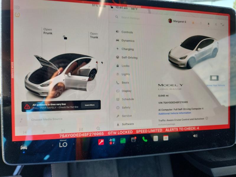 Aukcja sprzedaży 2025 Tesla Model Y, vin: 7SAYGDED4SF276965, numer aukcji: 66264406