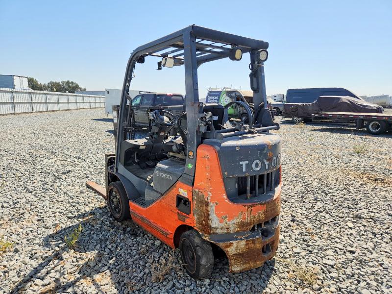 65414496 :رقم المزاد ، 8FGCU2078492 vin ، 2016 Toyt Forklift مزاد بيع