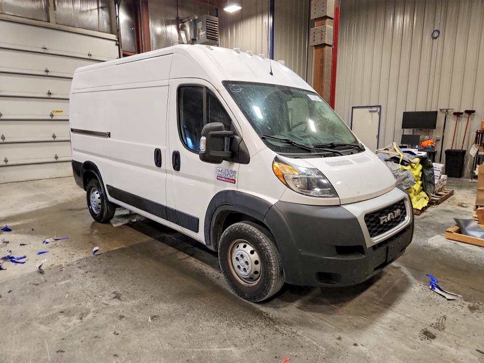 63681246 :رقم المزاد ، 3C6LRVCG9ME507850 vin ، 2021 Ram Promaster 2500 مزاد بيع