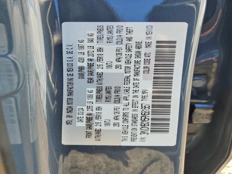 65187706 :رقم المزاد ، 3MVDMBCM5RM681667 vin ، 2024 Mazda Cx-30 مزاد بيع