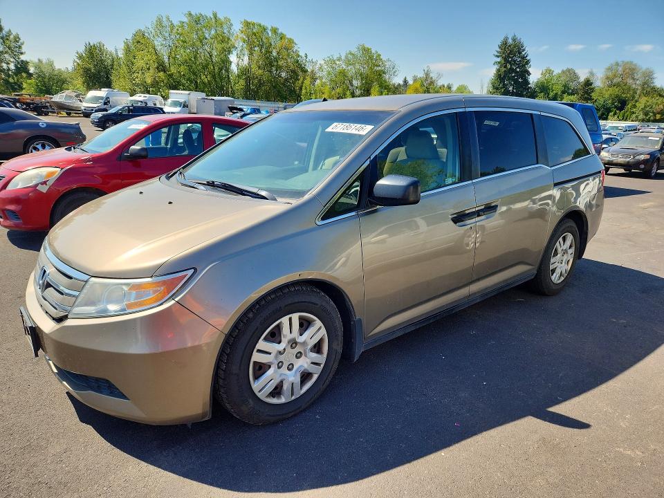 67186146 :رقم المزاد ، 5FNRL5H27CB021449 vin ، 2012 Honda Odyssey مزاد بيع