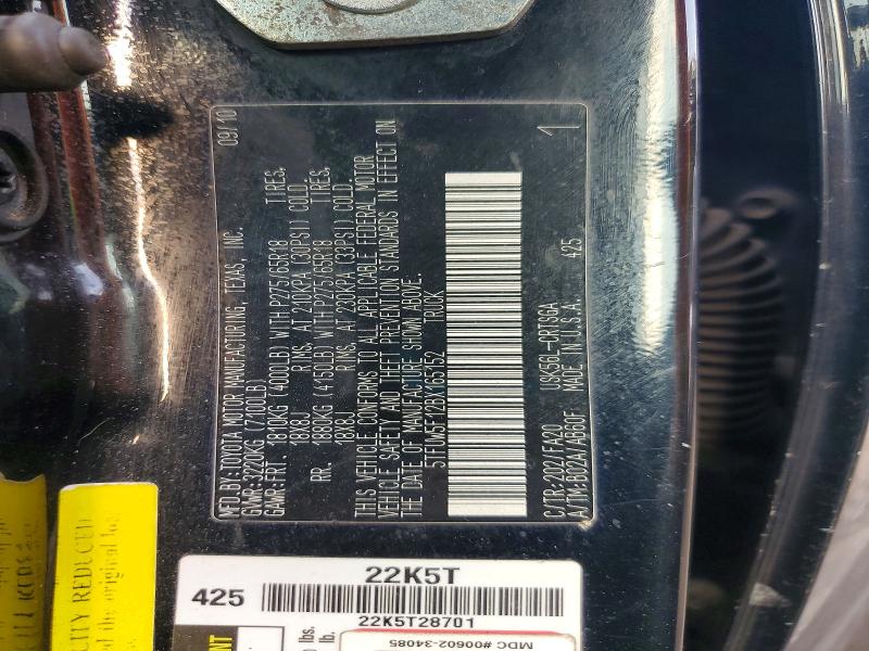 Продаж на аукціоні авто 2011 Toyota Tundra, vin: 5TFUW5F12BX165152, номер лоту: 64805616