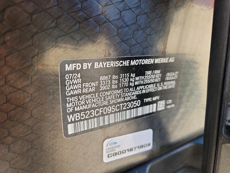 Продаж на аукціоні авто 2025 Bmw Ix, vin: WB523CF09SCT23050, номер лоту: 64826056