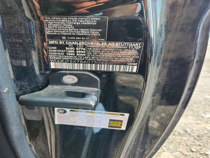 Aukcja sprzedaży 2008 Mercedes-benz Cl, vin: WDDEJ76X78A015042, numer aukcji: 65701796