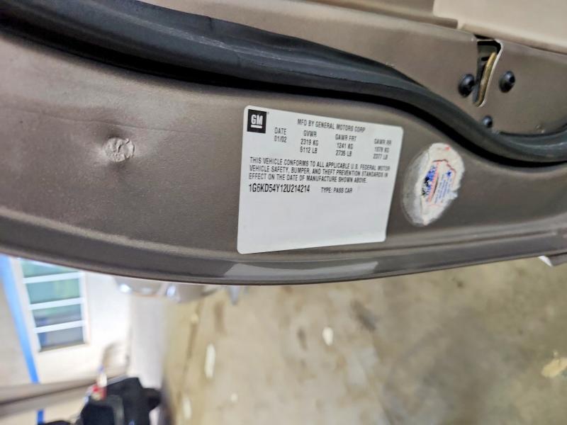 Продажа на аукционе авто 2002 Cadillac Deville, vin: 1G6KD54Y12U214214, номер лота: 65292196