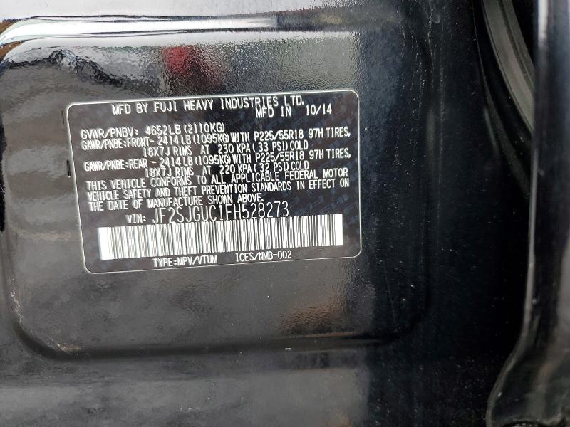 Продажа на аукционе авто 2015 Subaru Forester, vin: JF2SJGUC1FH528273, номер лота: 64251586