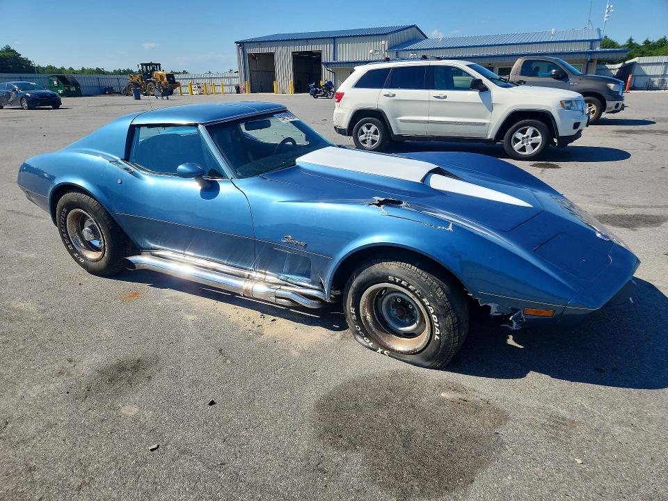 64218236 :رقم المزاد ، 1Z37J5S400755 vin ، 1975 Chevrolet Corvette مزاد بيع