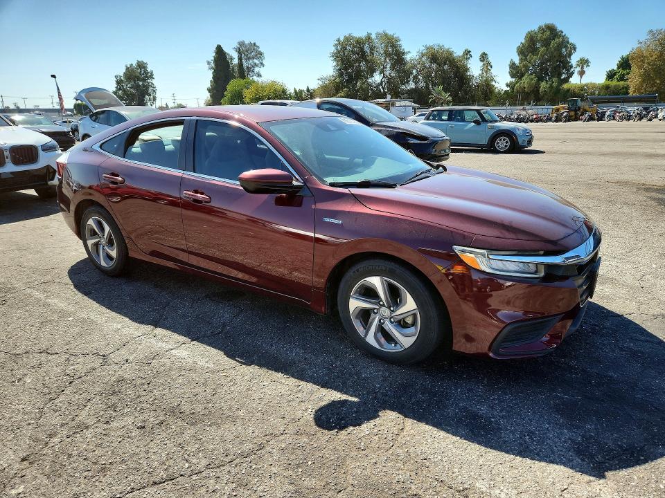 66510796 :رقم المزاد ، 19XZE4F18KE029059 vin ، 2019 Honda Insight مزاد بيع