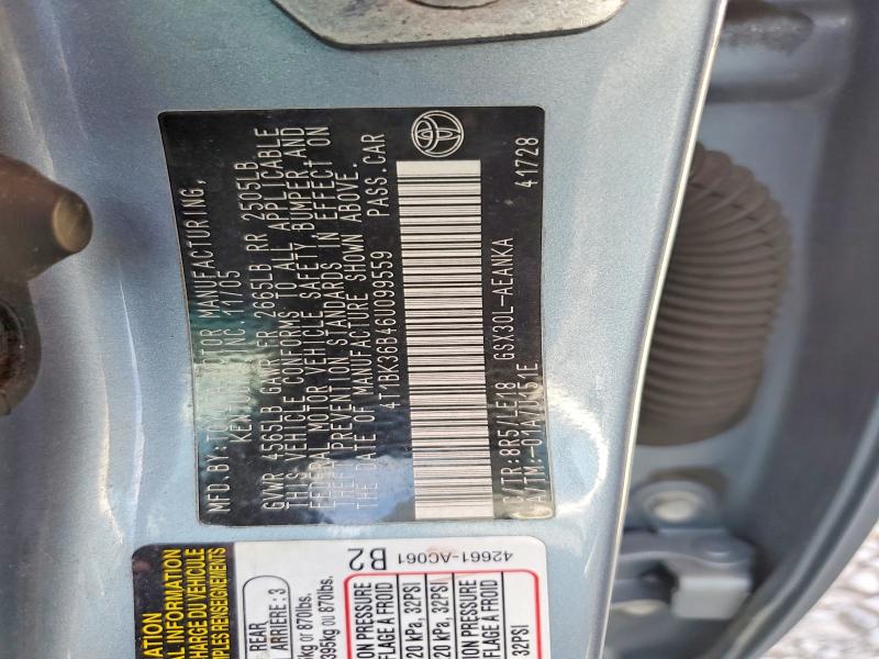 Продажа на аукционе авто 2006 Toyota Avalon, vin: 4T1BK36B46U099559, номер лота: 65884856
