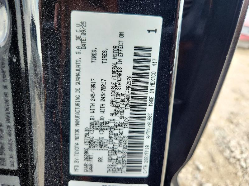 Продаж на аукціоні авто 2025 Toyota Tacoma, vin: 3TYKB5FNXST024815, номер лоту: 63438136