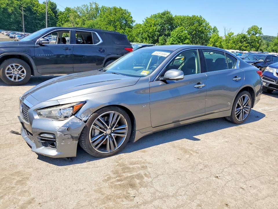 2015 Infiniti Q50 მანქანა იყიდება აუქციონზე, vin: JN1BV7AR6FM415649, აუქციონის ნომერი: 63391666