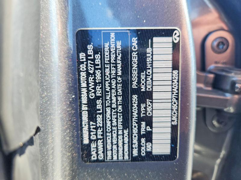 Продажа на аукционе авто 2017 Infiniti Qx30, vin: SJKCH5CP7HA034256, номер лота: 64645036
