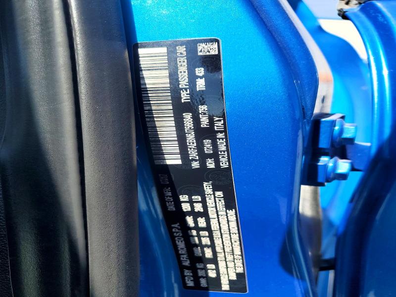 2018 Alfa Romeo Giulia მანქანა იყიდება აუქციონზე, vin: ZARFAEBN6J7566840, აუქციონის ნომერი: 66360596