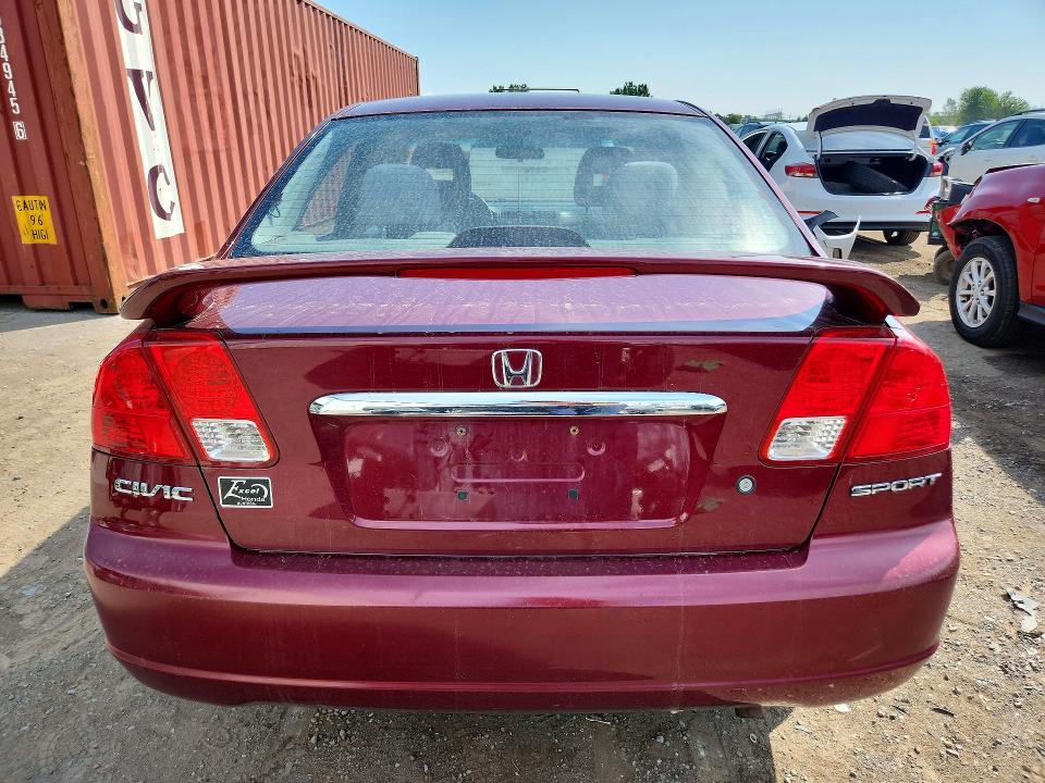 Продажа на аукционе авто 2003 Honda Civic, vin: 2HGES16883H913965, номер лота: 64814346