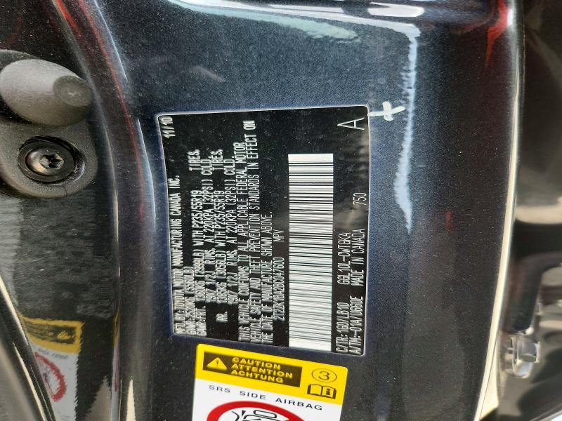 2011 Lexus Rx მანქანა იყიდება აუქციონზე, vin: 2T2ZK1BA2BC047600, აუქციონის ნომერი: 67192836