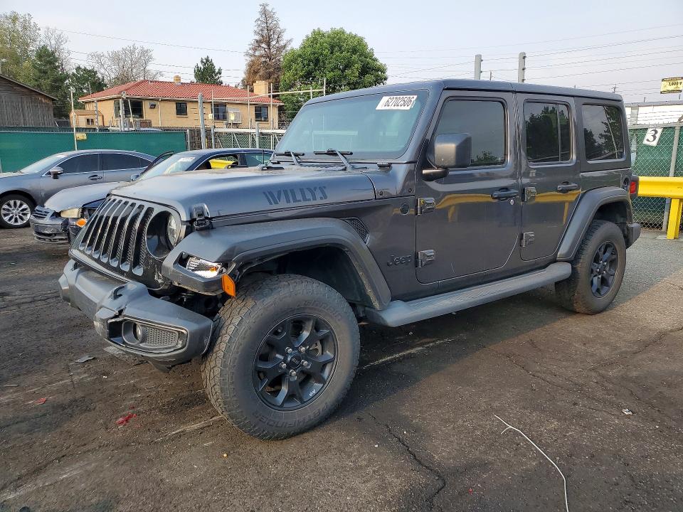 Продажа на аукционе авто 2020 Jeep Wrangler Unlimited, vin: 1C4HJXDG6LW331814, номер лота: 62702506