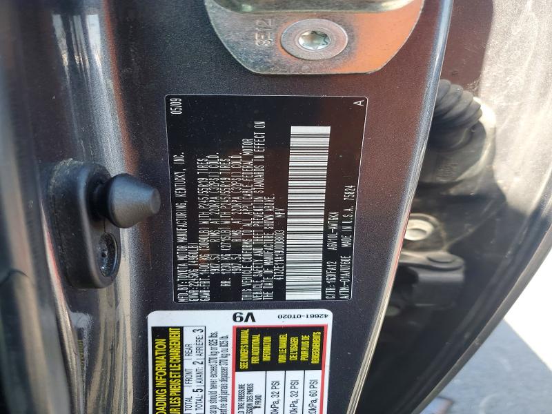 Aukcja sprzedaży 2009 Toyota Venza, vin: 4T3ZE11A19U008803, numer aukcji: 64654706