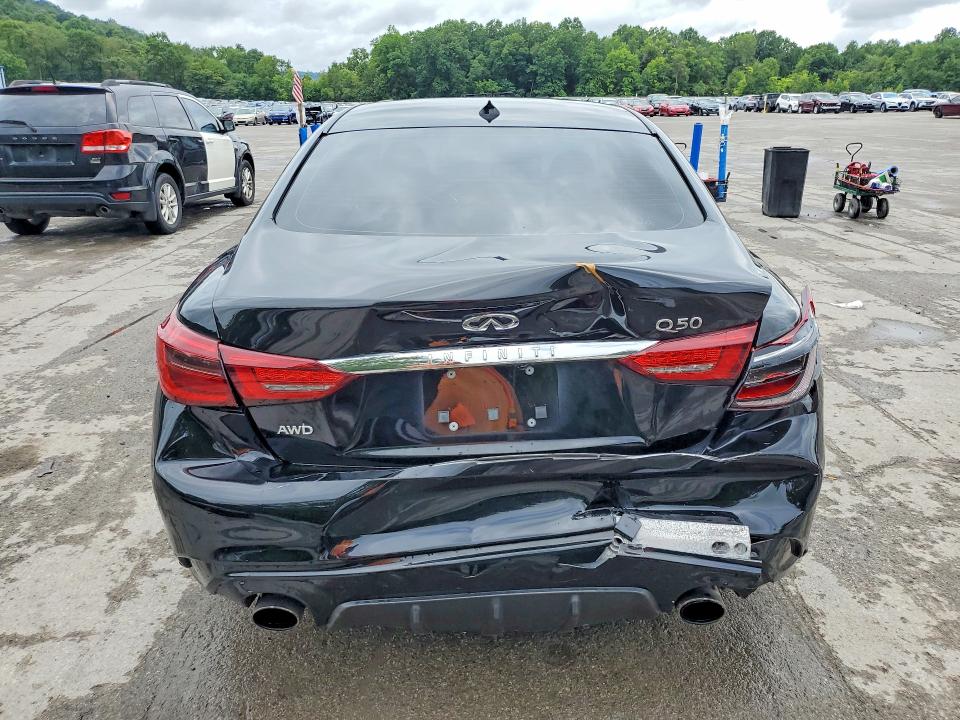 Продаж на аукціоні авто 2019 Infiniti Q50, vin: JN1EV7ARXKM553458, номер лоту: 64210936