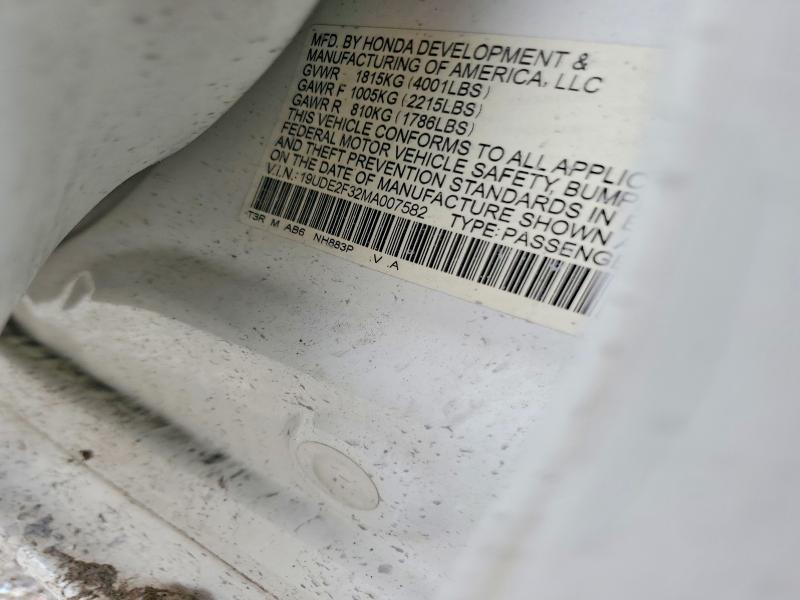 Продажа на аукционе авто 2021 Acura Ilx, vin: 19UDE2F32MA007582, номер лота: 64232576