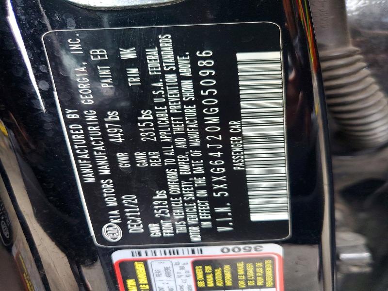66128796 :رقم المزاد ، 5XXG64J20MG050986 vin ، 2021 Kia K5 مزاد بيع