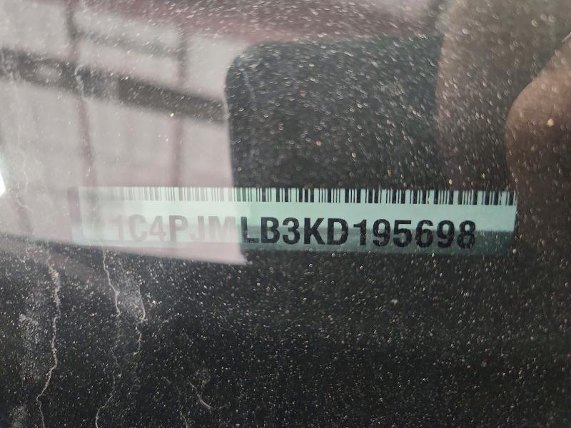 66251316 :رقم المزاد ، 1C4PJMLB3KD195698 vin ، 2019 Jeep Cherokee مزاد بيع