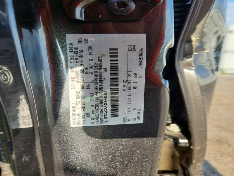 2020 Ford F350 მანქანა იყიდება აუქციონზე, vin: 1FT8W3BN4LEE93491, აუქციონის ნომერი: 66553026