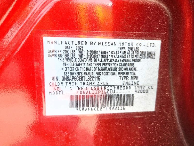 Aukcja sprzedaży 2026 Nissan Kicks, vin: 3N8AP6CE8TL322116, numer aukcji: 63595266