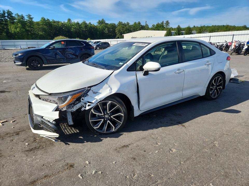 66507606 :رقم المزاد ، JTDS4RCE9LJ008721 vin ، 2020 Toyota Corolla مزاد بيع