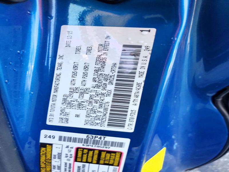 Aukcja sprzedaży 2016 Toyota Tacoma, vin: 5TFRZ5CN4GX007276, numer aukcji: 64842106