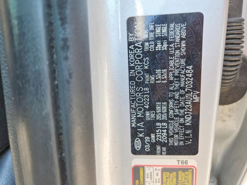 64069406 :رقم المزاد ، KNDJ23AU1L7032484 vin ، 2020 Kia Soul مزاد بيع