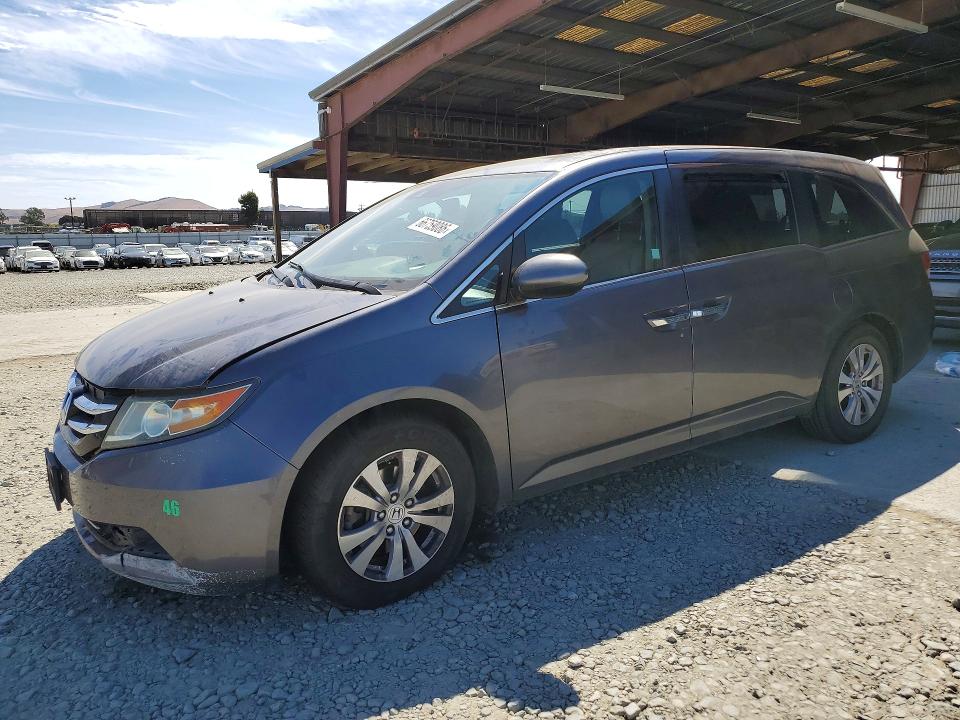 66759086 :رقم المزاد ، 5FNRL5H62FB103984 vin ، 2015 Honda Odyssey مزاد بيع