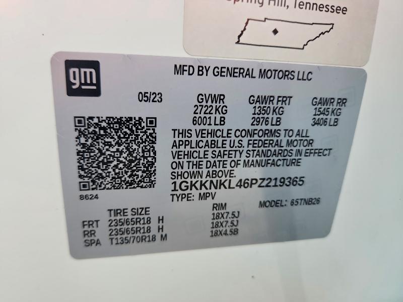 Продажа на аукционе авто 2023 Gmc Acadia, vin: 1GKKNKL46PZ219365, номер лота: 64263986