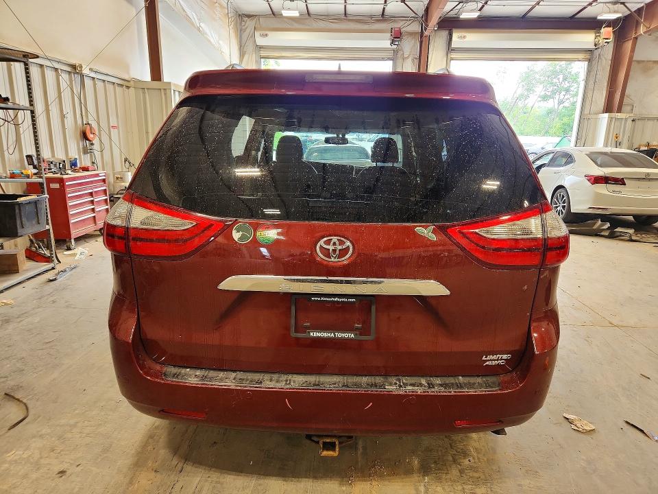 2017 Toyota Sienna მანქანა იყიდება აუქციონზე, vin: 5TDDZ3DCXHS155760, აუქციონის ნომერი: 63703516