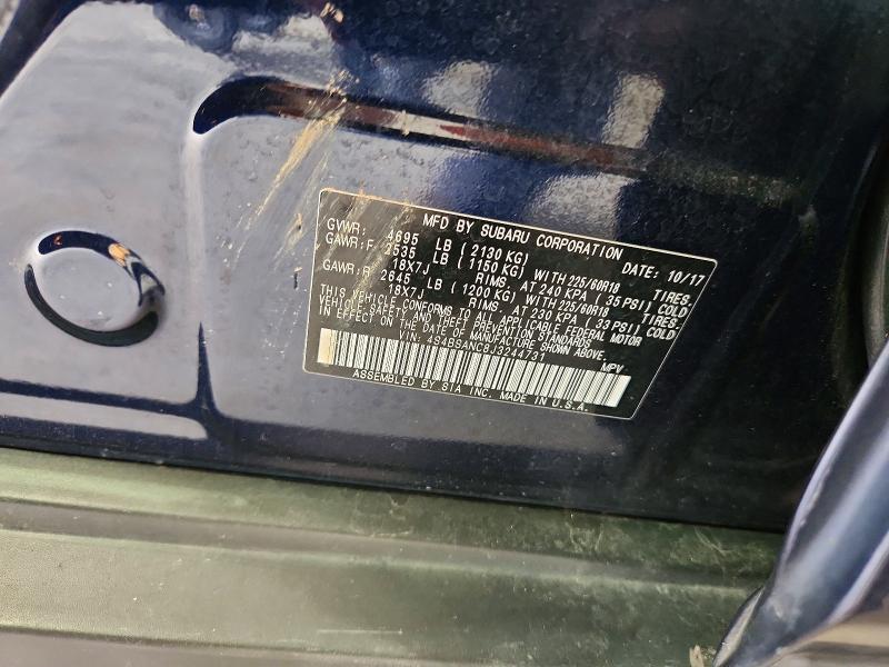 Продажа на аукционе авто 2018 Subaru Outback, vin: 4S4BSANC8J3244731, номер лота: 62677226