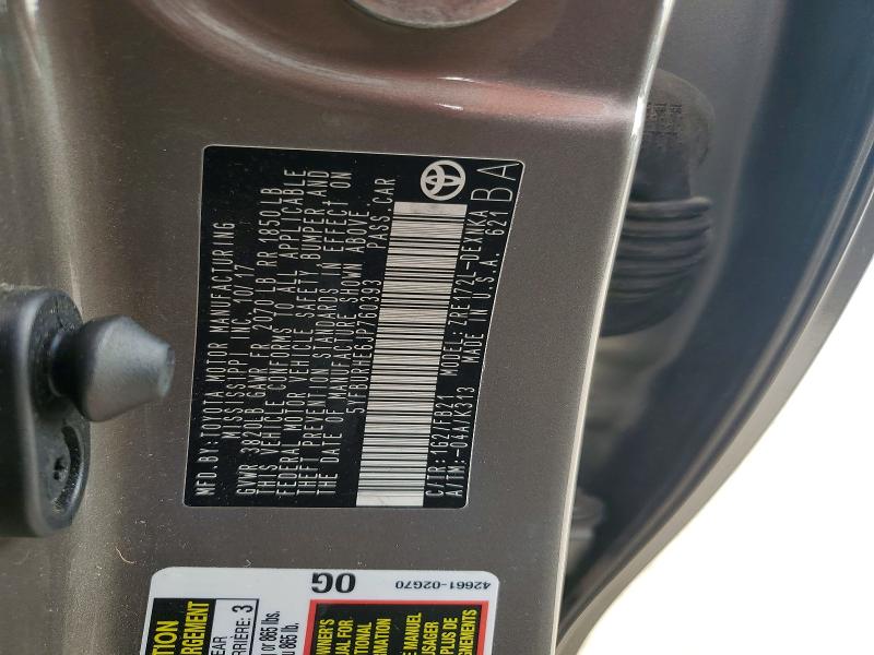 63623366 :رقم المزاد ، 5YFBURHE6JP760393 vin ، 2018 Toyota Corolla مزاد بيع