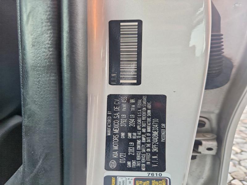 Продаж на аукціоні авто 2021 Kia Forte, vin: 3KPF24AD8ME334710, номер лоту: 64017676