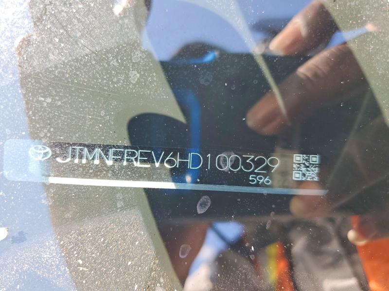Auction sale of the 2017 Toyota Rav4, vin: JTMNFREV6HD100329, lot number: 65925436