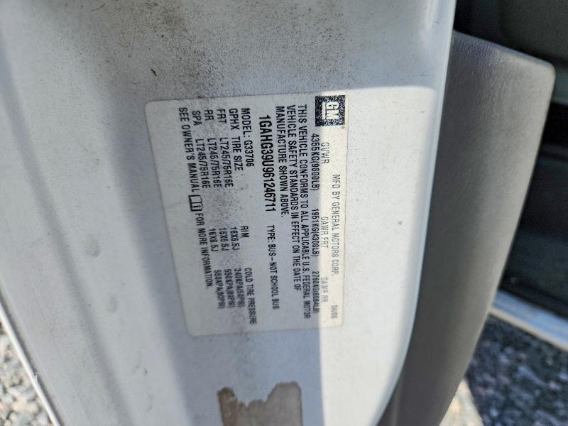 2006 Chevrolet Express G3500 მანქანა იყიდება აუქციონზე, vin: 1GAHG39U961246711, აუქციონის ნომერი: 64413756