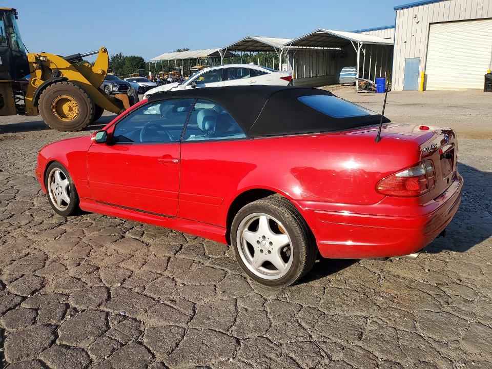 2001 Mercedes-benz Clk მანქანა იყიდება აუქციონზე, vin: WDBLK70GX1T065756, აუქციონის ნომერი: 64656516