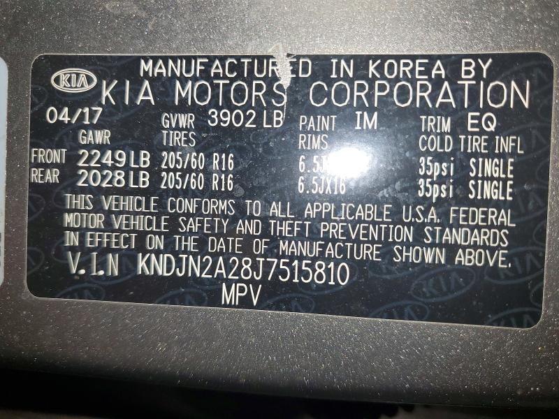 Продаж на аукціоні авто 2018 Kia Soul, vin: KNDJN2A28J7515810, номер лоту: 62420776