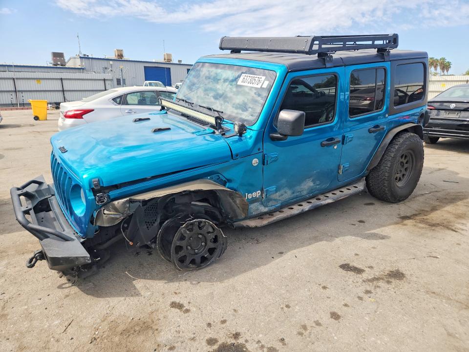 2019 Jeep Wrangler Unlimited მანქანა იყიდება აუქციონზე, vin: 1C4HJXDG0KW638829, აუქციონის ნომერი: 63730576