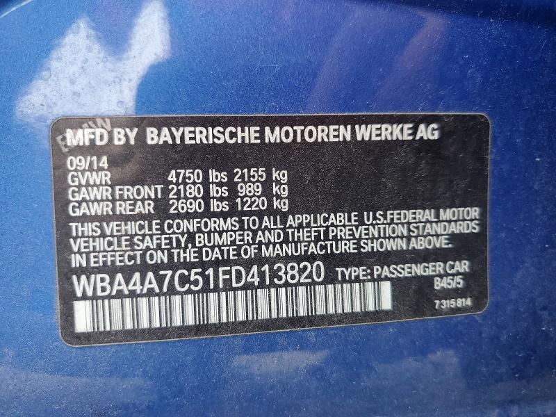 Aukcja sprzedaży 2015 Bmw 428, vin: WBA4A7C51FD413820, numer aukcji: 65100616