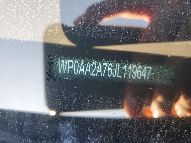 64590066 :رقم المزاد ، WP0AA2A76JL119647 vin ، 2018 Porsche Panamera مزاد بيع