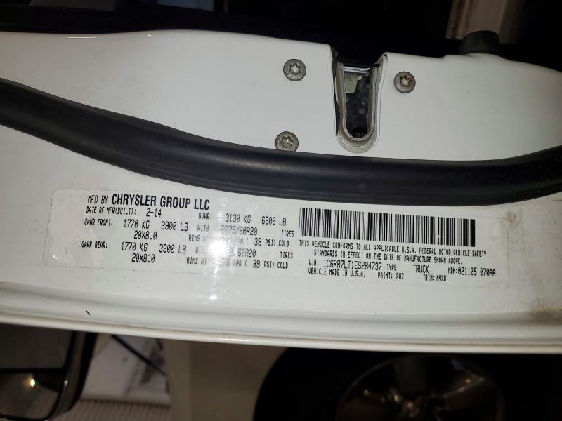 64593906 :رقم المزاد ، 1C6RR7LT1ES284737 vin ، 2014 Ram 1500 مزاد بيع